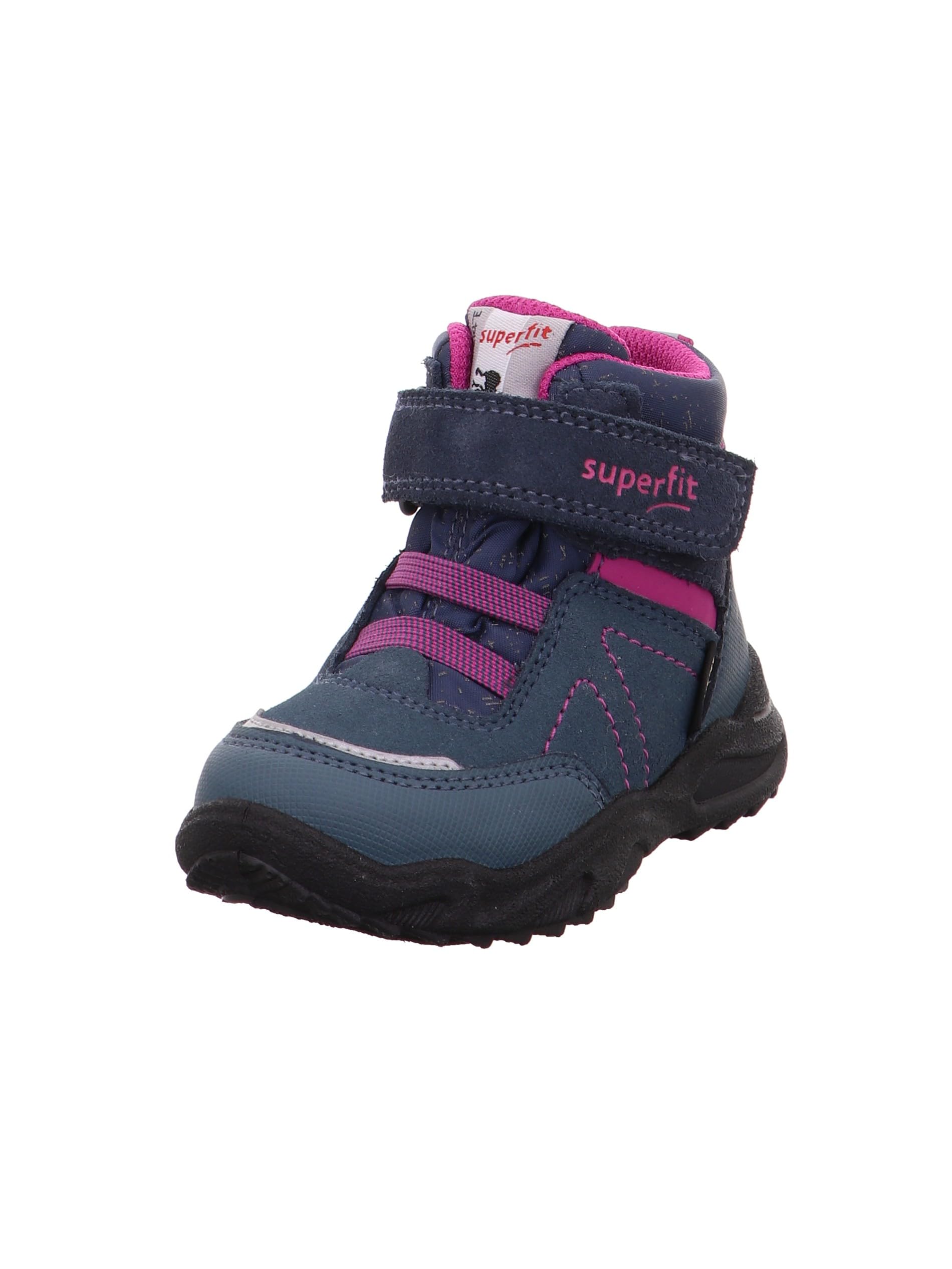 Superfit GLACIER, Snow boot, BLAU/ROSA 8030,