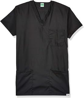Men's Uni Black Simply Soft Scrub Shirt