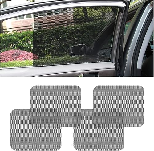 Parasol para ventana lateral de automóvil, 4 calcomanías de película estática para protección contra rayos UV, protector de privacidad, reutilizable disponible en Yaxa Colombia