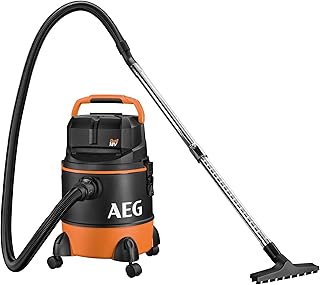 AEG Aspirador de astillero 18 V PRO18 V 20 L inalámbrico – Succión de Polvo y líquidos IPX4 – Doble ubicación batería – Sin batería ni Cargador – BWD18-0
