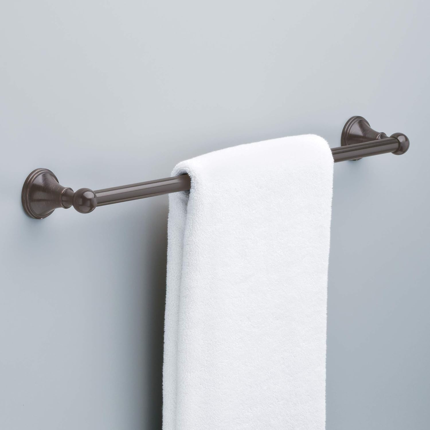 Delta Faucet 138030, Bathroom Accessories, Crestfield 18 in. Towel Rack, Spotshield Venetian Bronze