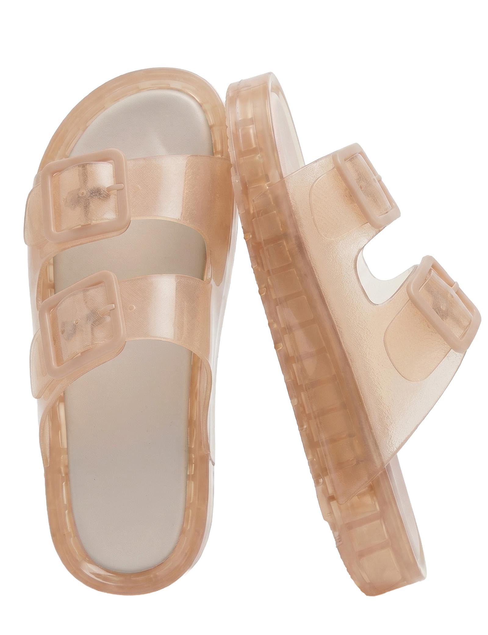 NEEP Jelly Sandals for Women Platform Waterproof