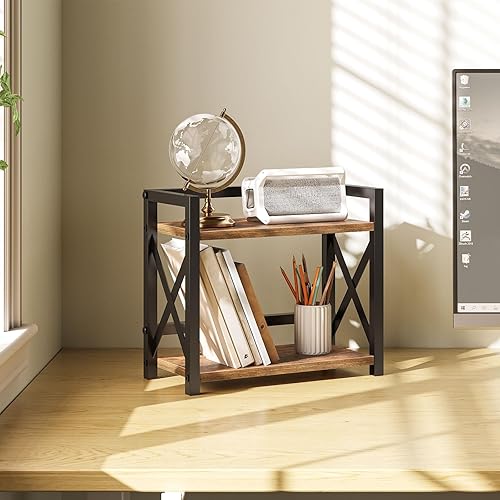 Miniatura 5 de Estante de especias de 2 niveles, organizador de estante de encimera, estante de almacenamiento de encimera, organizador de especias de cocina