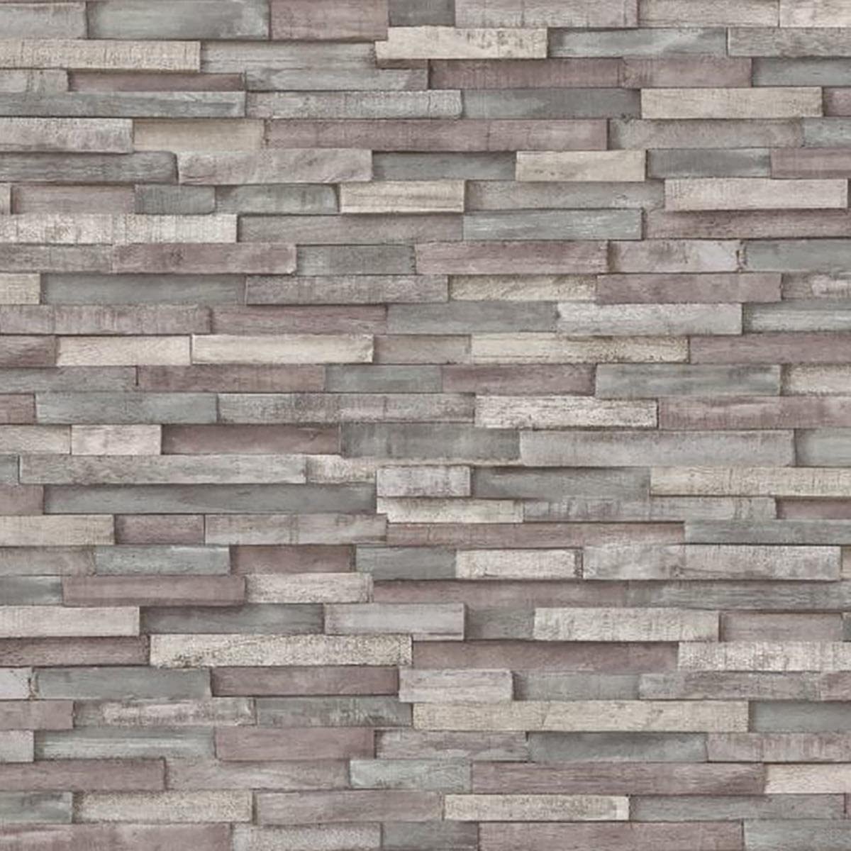 YöLImitations Wood Slat Grey Wallpaper Slate Rustic Modern Contemporary Paste The Wall Vinyl