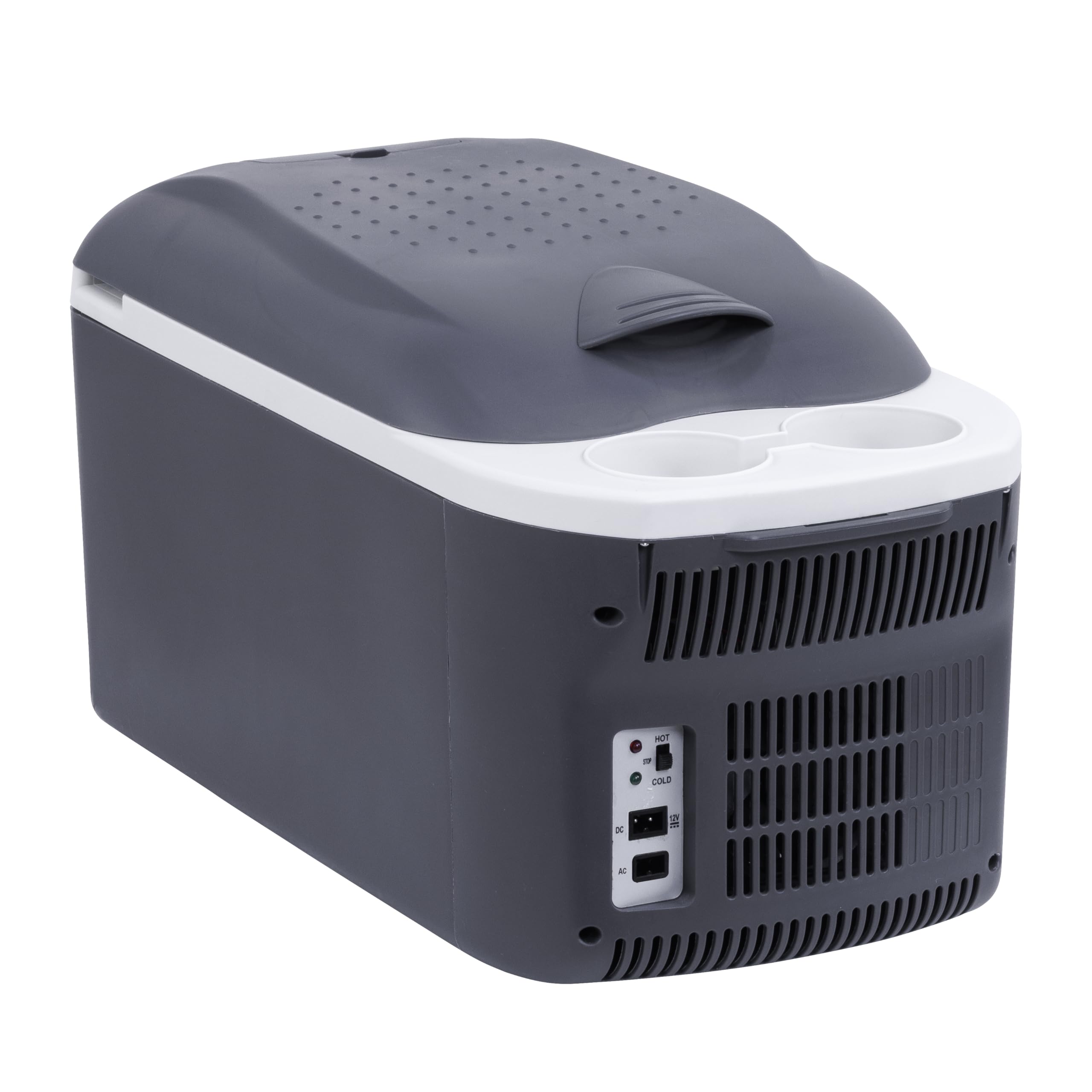 Dellonda 16L Portable Cool Box/Thermoelectric Cooler & Warmer 12V/230V for Camping, Picnics, Road Trips, Easy-Clean with Shoulder Strap - DL167