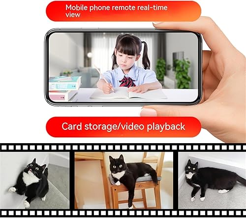 Miniatura 7 de Luqeeg Cámara de seguridad para el hogar, cámara de seguimiento automático, 1080P aplicación inteligente robot cámara para bebé monitor de video