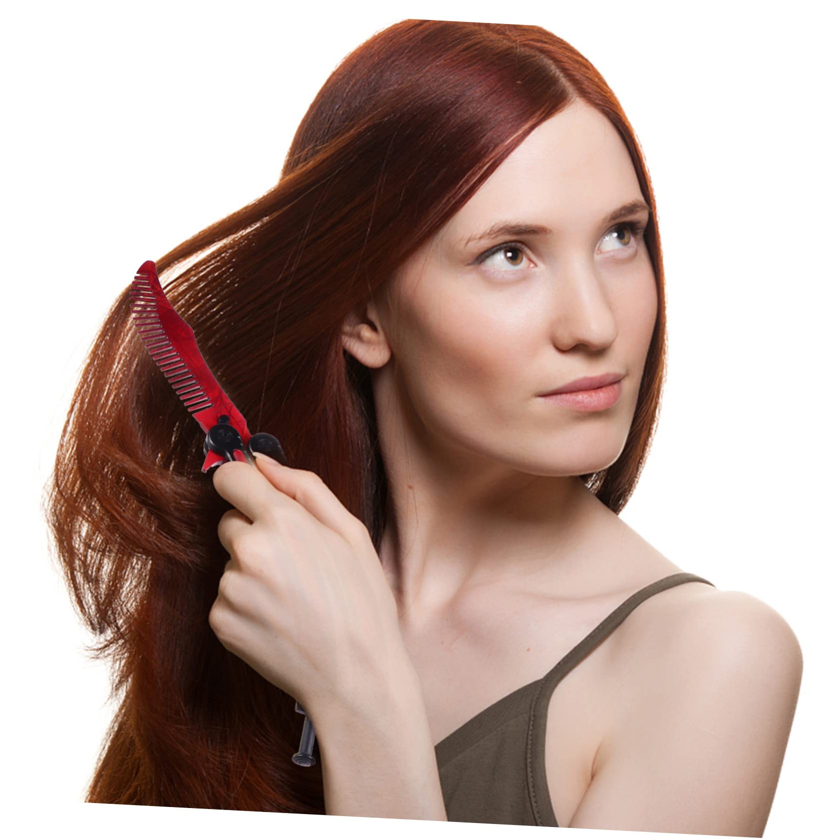 SHERCHPRY Peine De Acero Inoxidable Para Peluquería Peine De Mano Para Mujer y Hombre Para Casa