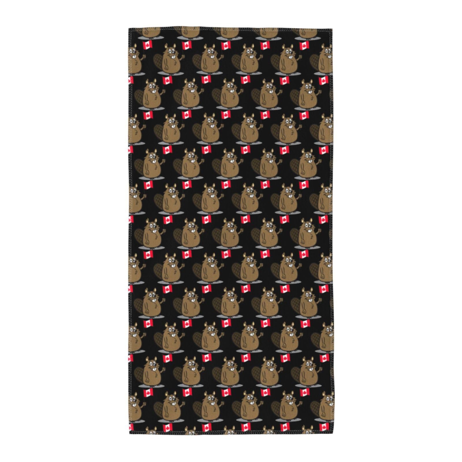WYCZHY Beaver Printed Quick Dry Beach Towel For Camping Travel Vacation