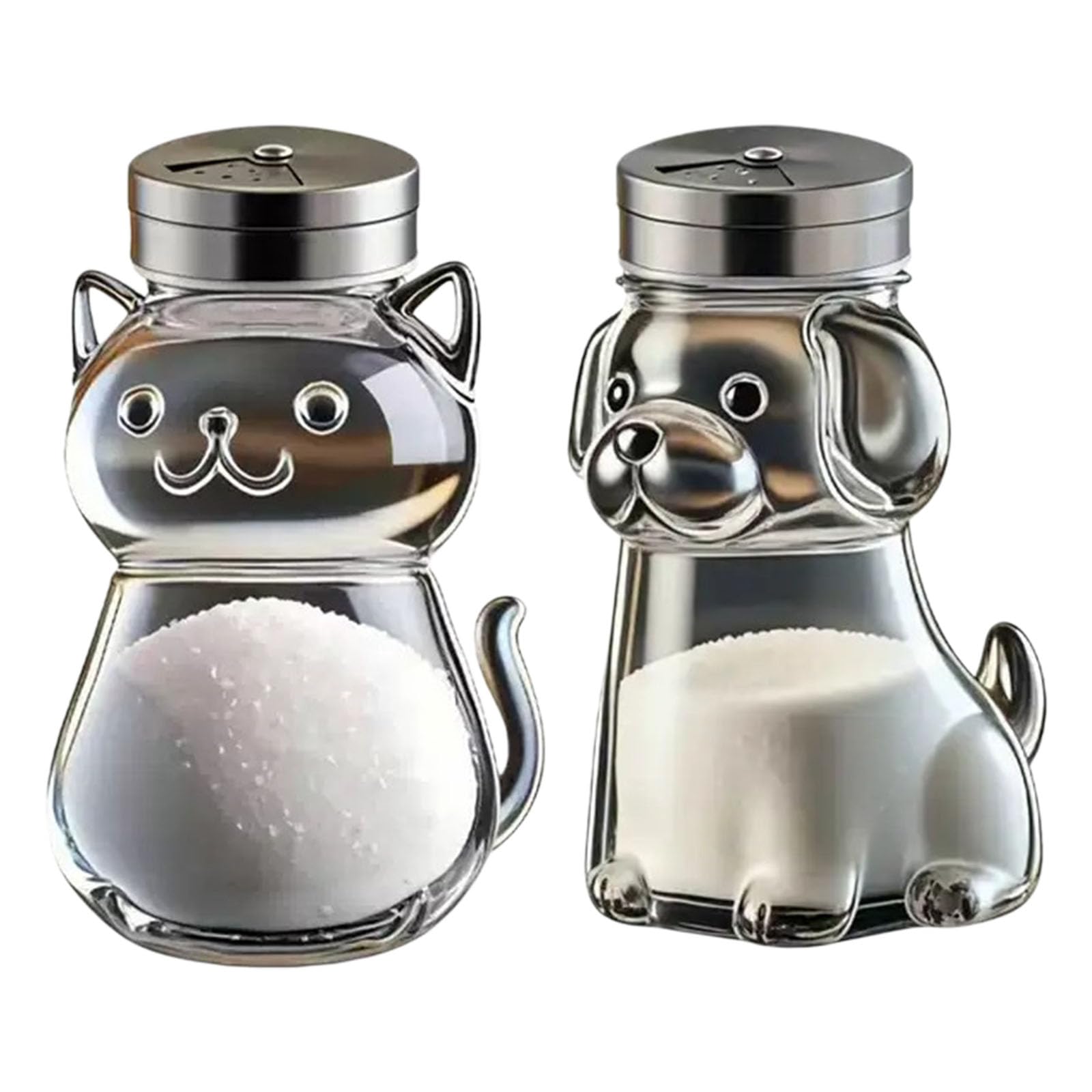Buxuaaaa A Buxuaaa Glass Salt Pepper Shaker With Visible Content For Seasoning Glass Seasoning Gitators