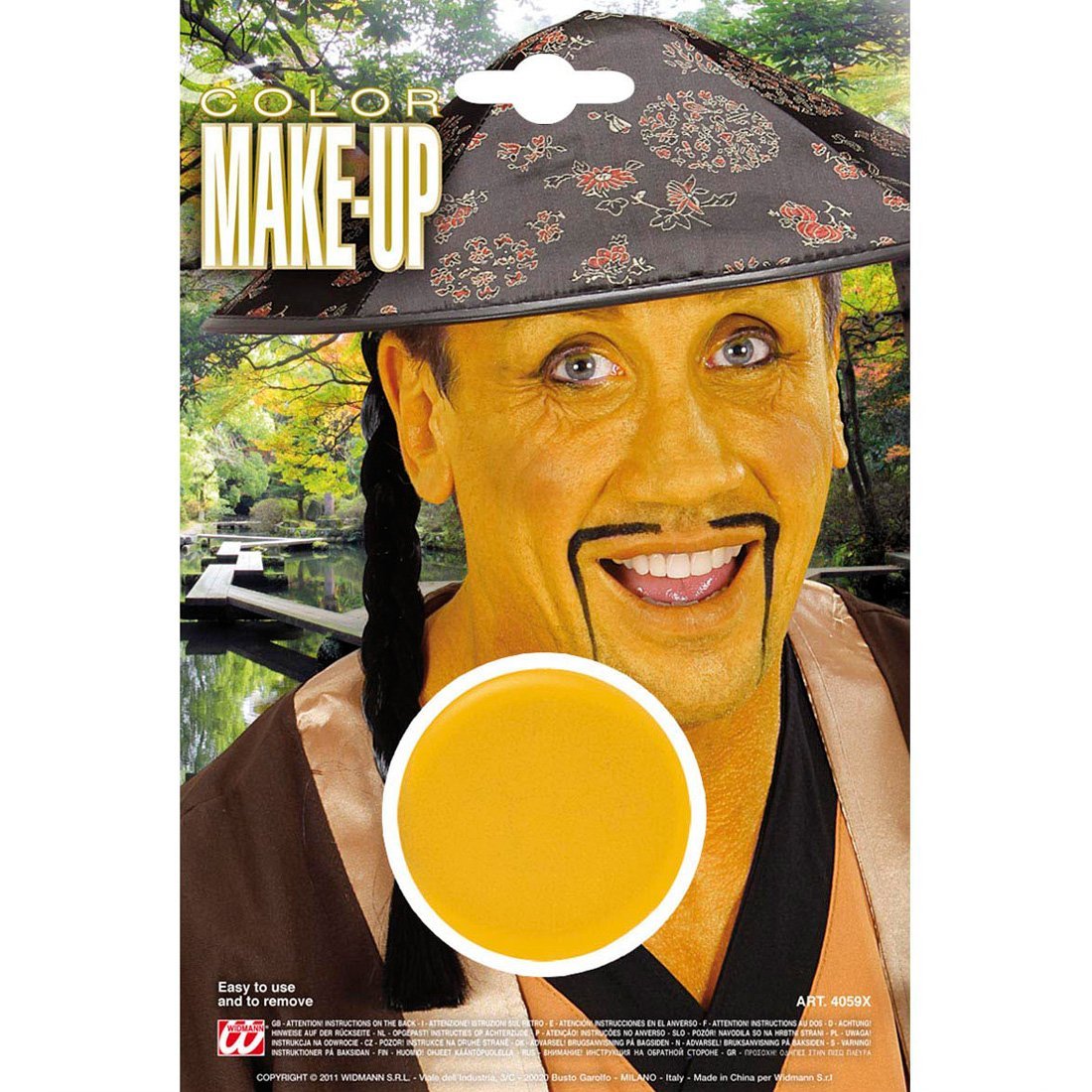 NET TOYS Gold Theaterschminke, 25 G Dose – Karneval, Kostüm, Mottoparty Schminke Für Erwachsene