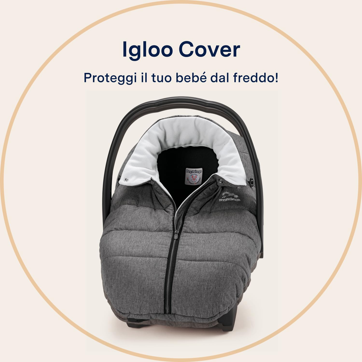 PEG Igloo Cover - Sacco Termico Imbottito - Compatibile con i Seggiolini Auto Primo Viaggio SL, Primo Viaggio SLK, Primo Viaggio i-Size e Primo Viaggio Lounge di Peg
