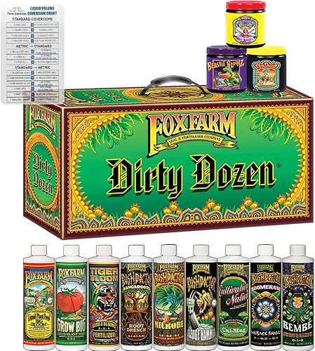 Fox Farm - Kit de iniciación para docenas sucias + gráfico Twin Canaries