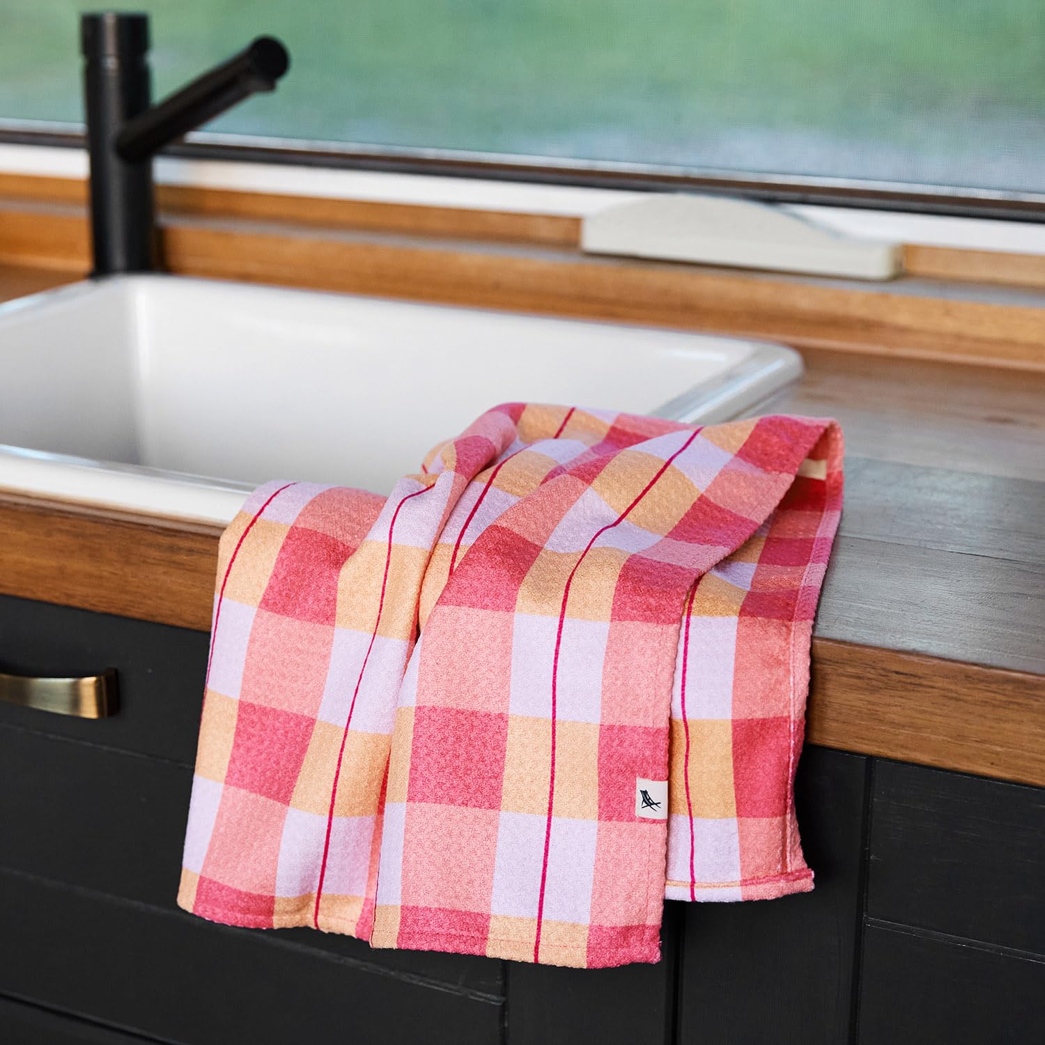 Dock & Bay Tea Towels - Quick-Drying Dish Towels in Thick Waffle Fabric - Medium Size 75x45cm, 29x17 - Strawberry & Fizz - Image 3