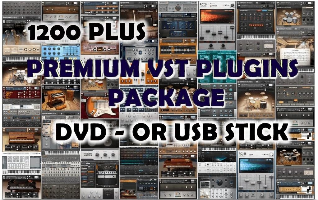 PREMIUM VST AND VSTI PLUGIN PACKAGE FAST DELIVER USB STICK ( WINDOWS )