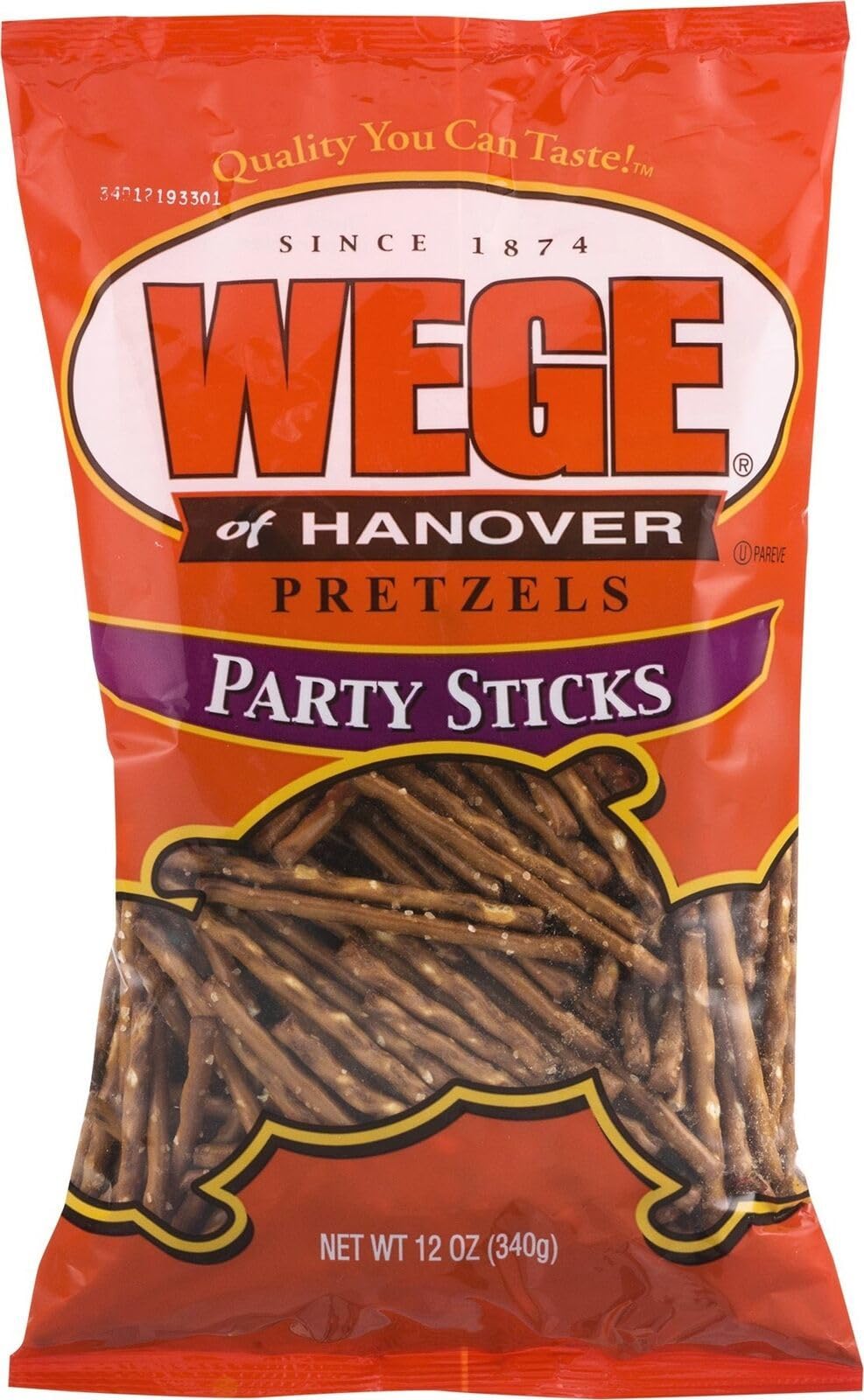 Wege of Hanover Pretzel Party Sticks - 12 Oz. (3 Bags)