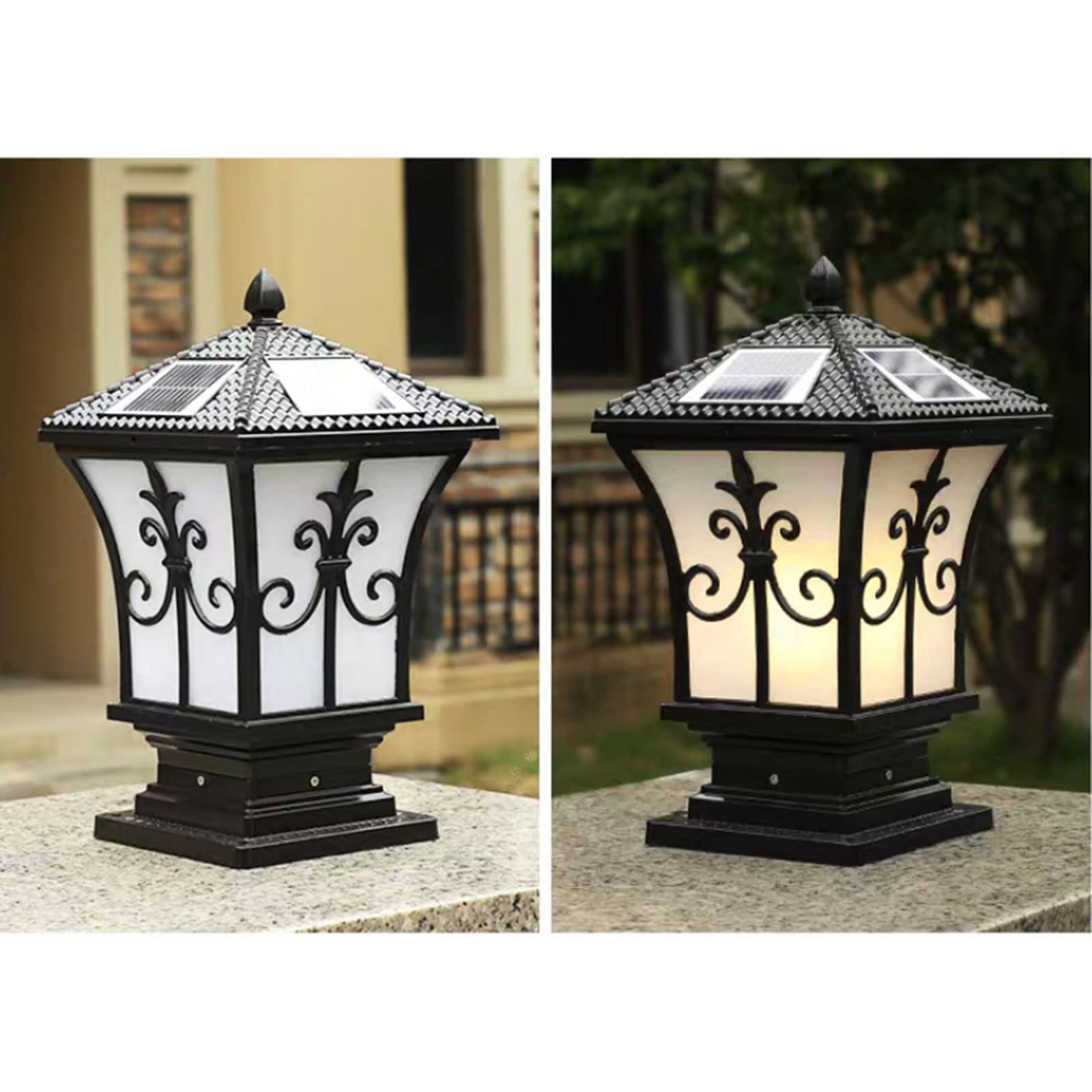 Outdoor Post Light Yard Pillar Lamp Garden Gate Pillar Lights Shop Post Lighting