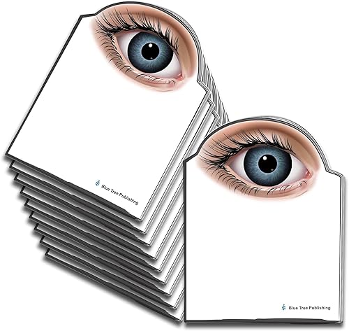 Miniatura 1 de Notas de globo ocular de Halloween, 10 paquetes, 100 hojas por paquete