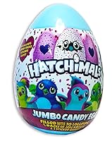 Vista 3 de Huevos Hatchimal rellenos de caramelo jumbo, 4.23 onzas, paquete de 6