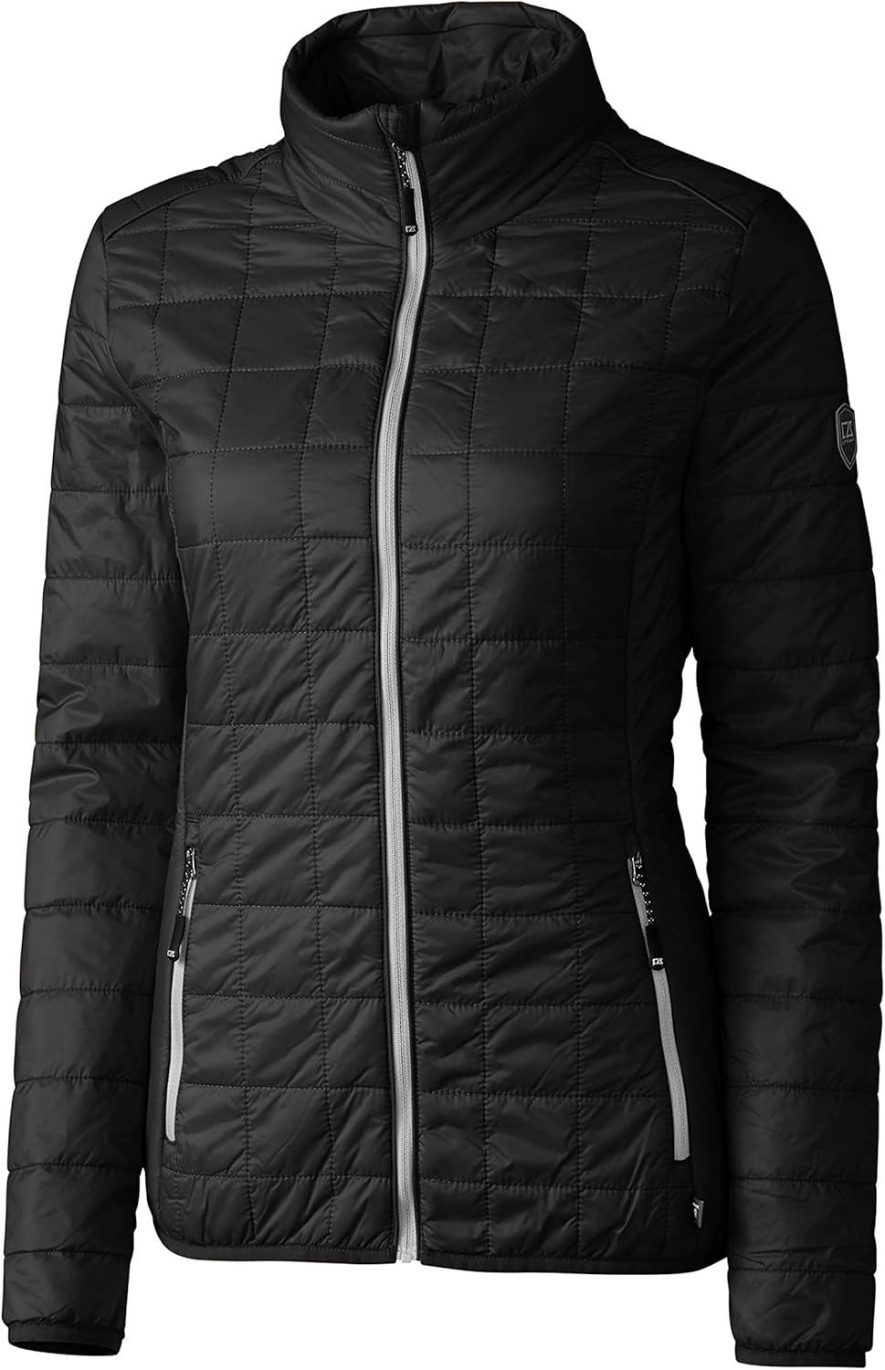 Cutter & Buck Women's Rainier Jacket, Black, XL