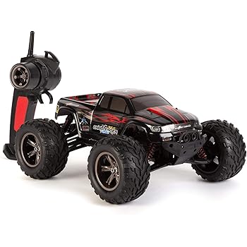 big red rc truck