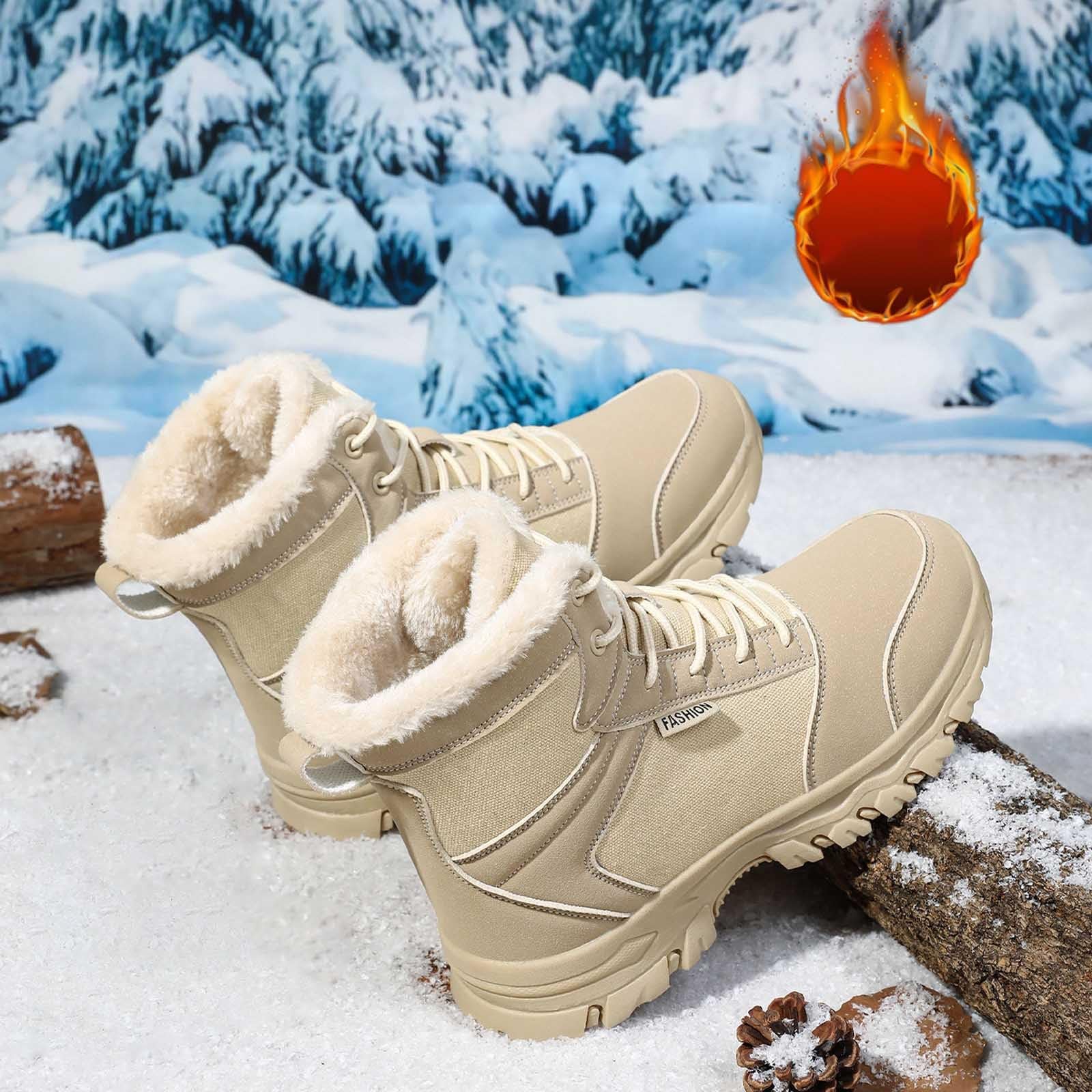 Stivaletti Donna Invernali Scarponcini Donna Stivaletti Con Pelo 46 Larga Scarpe Impermeabili Scarpe Antinfortunistiche Neve Impermeabili Trekking Da Doposci Neve Ortopediche Scarponcini Trekking Da