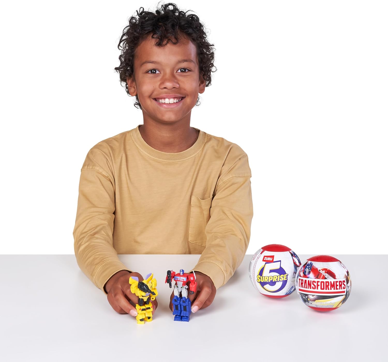 5 Surprise Transformers Series 1 by ZURU, Surprise Unboxing Licensed Transformers Collectible, Mystery Unboxing, Toy for Boys, Ages 3 and up (2 Capsules)