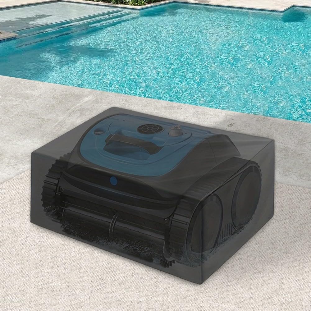 Funda protectora para aspiradora robot para máquina de limpieza de piscinas sobre el suelo y enterradas, tela Oxford impermeable, protección contra el polvo