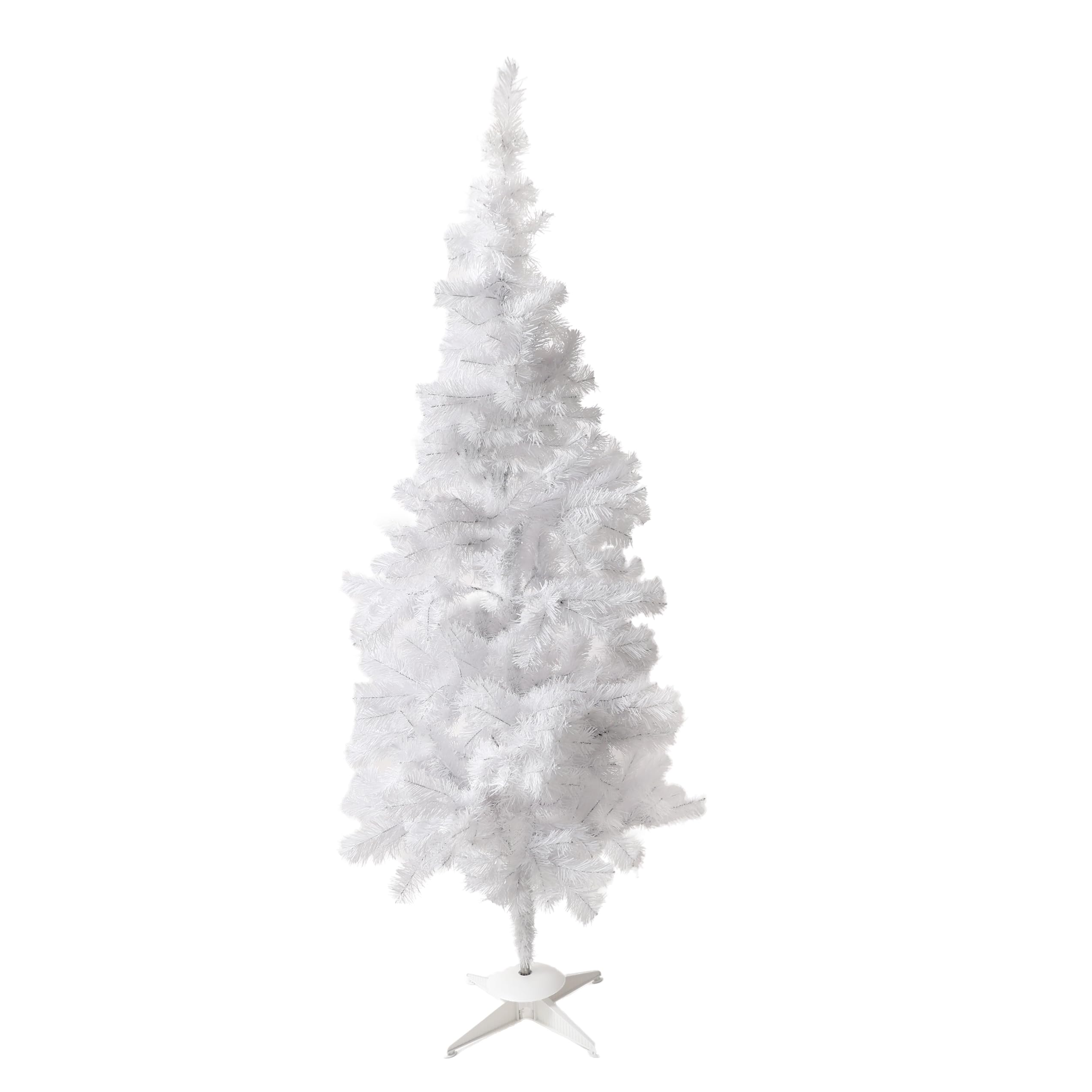 Divchi White 6Ft Premium Christmas Tree 355 Branch Xmas Trees Artificial Christmas Tree Pine Tree With Metal Stand Realistic Branches Christmas Tree For Indoor And Outdoor (White)