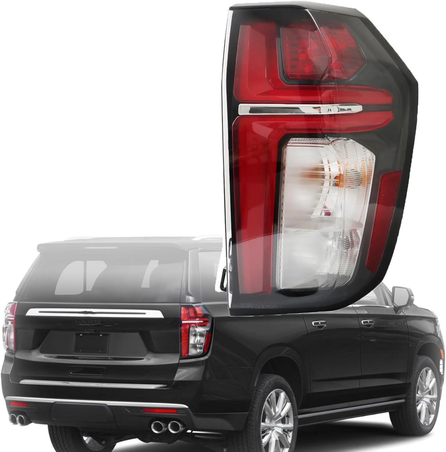 munirater Tail Light RH Red Rear Brake Lamp Replacement for 2021-2023 Tahoe/Suburban 84849417