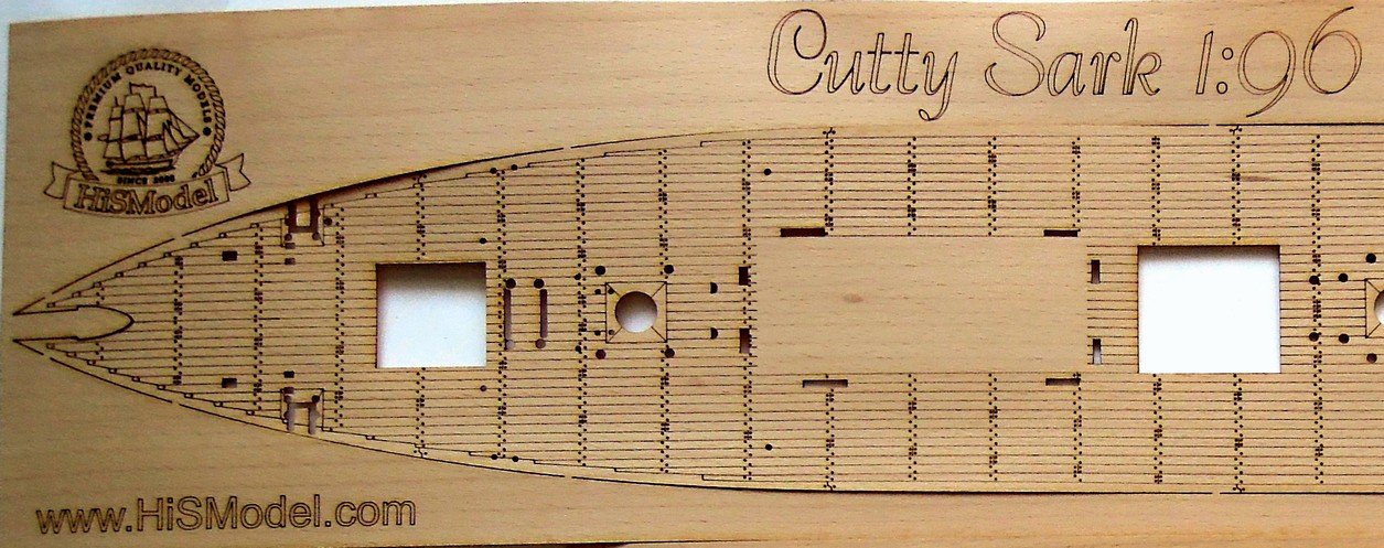 Revell Cutty Sark - realistyczny drewniany pokład bukowy do modelu 1:96