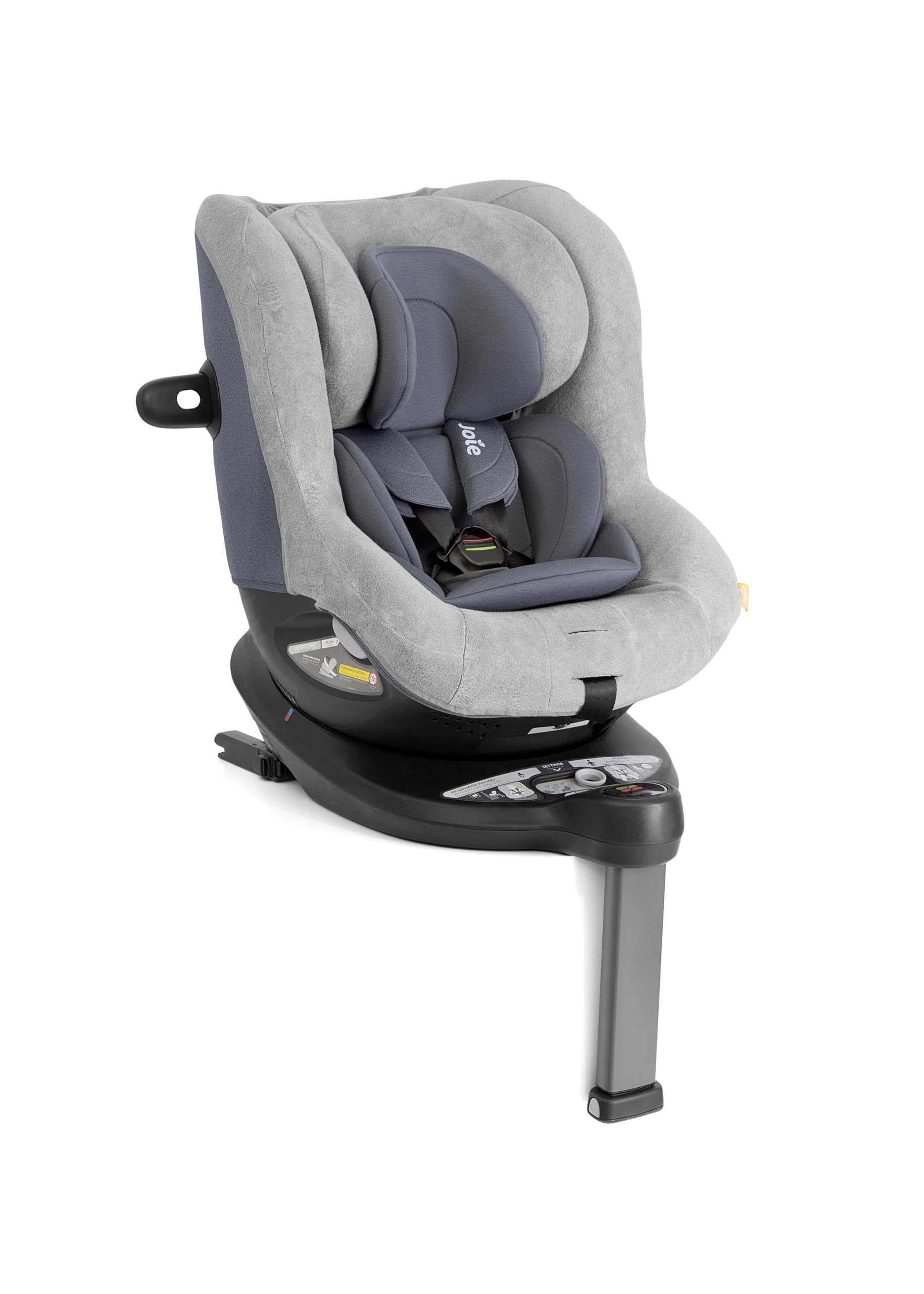 Joie i-Spin™ 360 protezione per seggiolino, leggera, traspirante, lavabile, comfort avvolgente – dalla nascita ai 4 anni (0–18 kg), colore Grey flannel