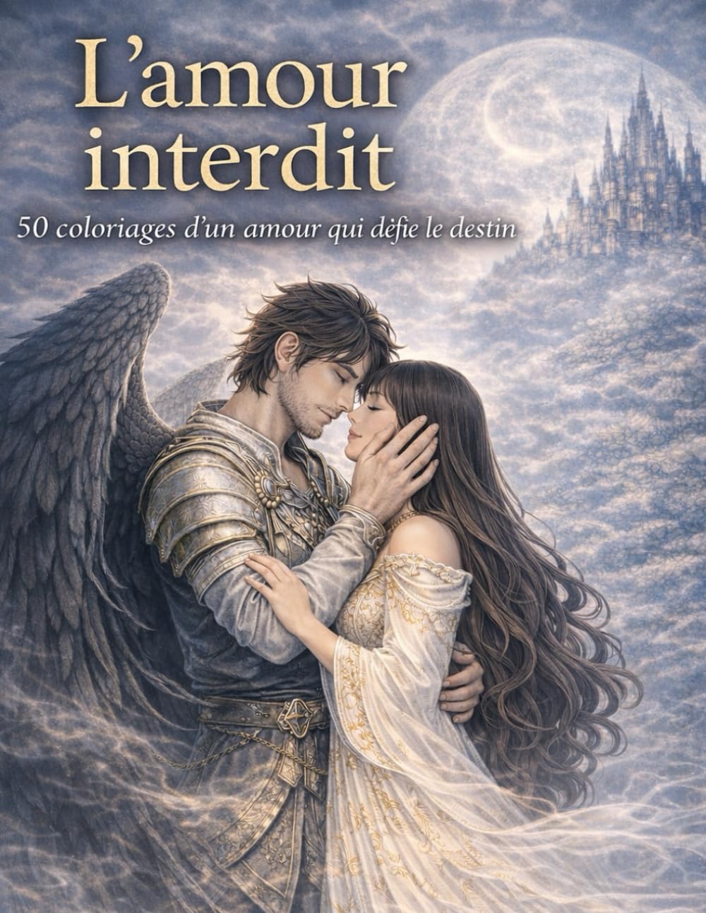 L’amour interdit: 50 coloriages d’un amour qui défie le destin (Fantasy)