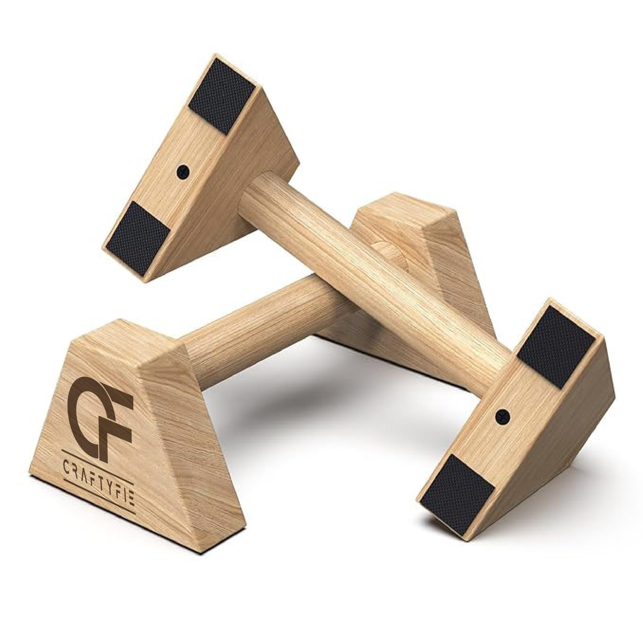 CRAFTYFIE Wooden Push Up Handles, Push Up Stand Bars with Non-Slip Base, Home Workout Equipment, Durable Wooden Handles, Ideal for Strength Training, Planks | Perfect for Men and Women Fitness Enthusiasts (B0DHHMT1HZ) Amazon Price History, Amazon Price Tracker