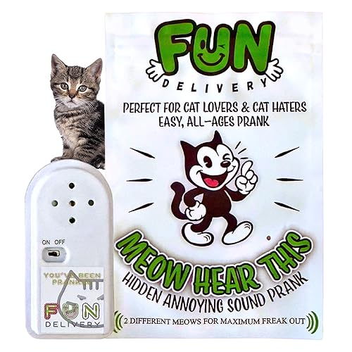 FUN delivery Hidden Cat Sound Prank Device – Pranks Device