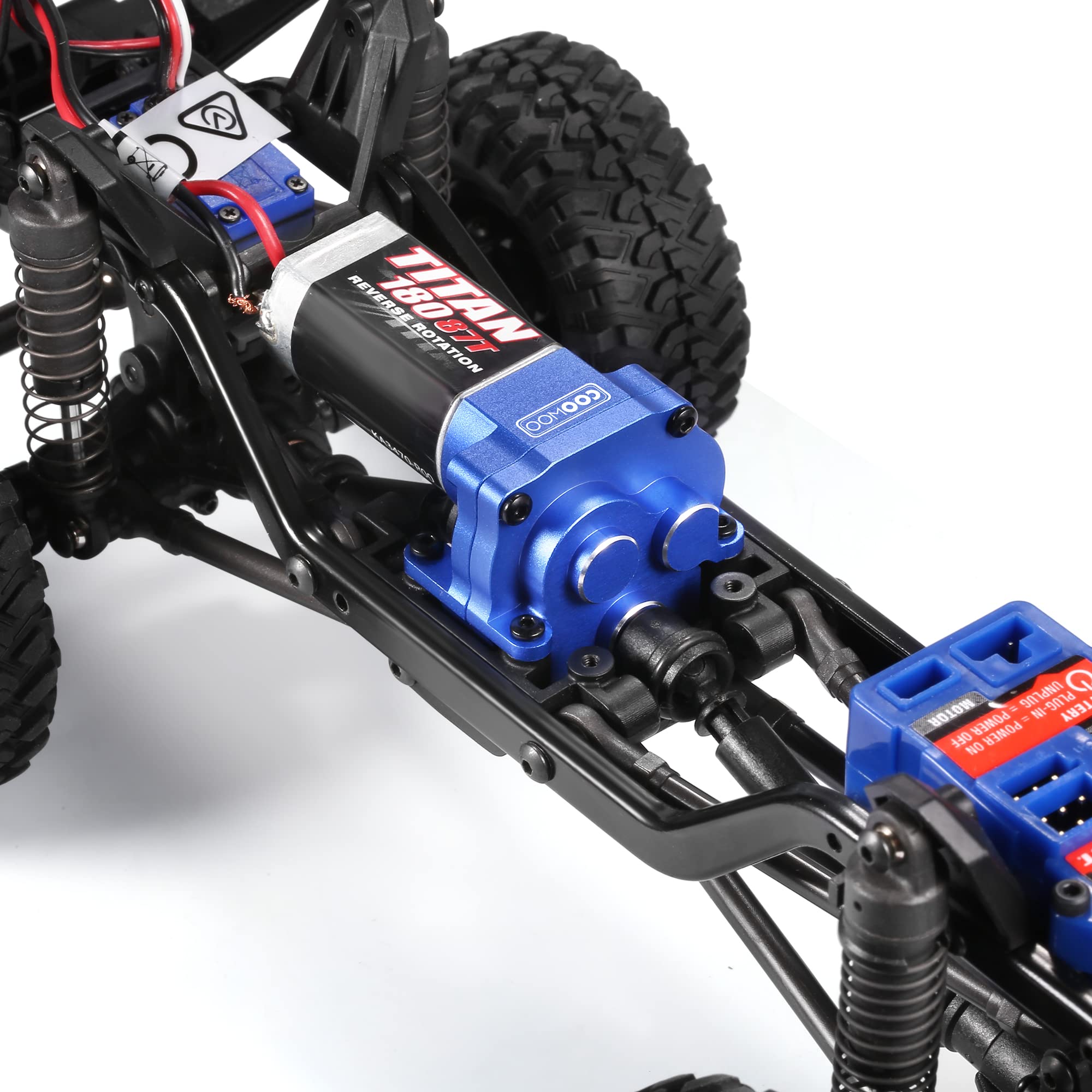 Utb18 Capra Aluminum Transmission Housing Set For Axial 4WD