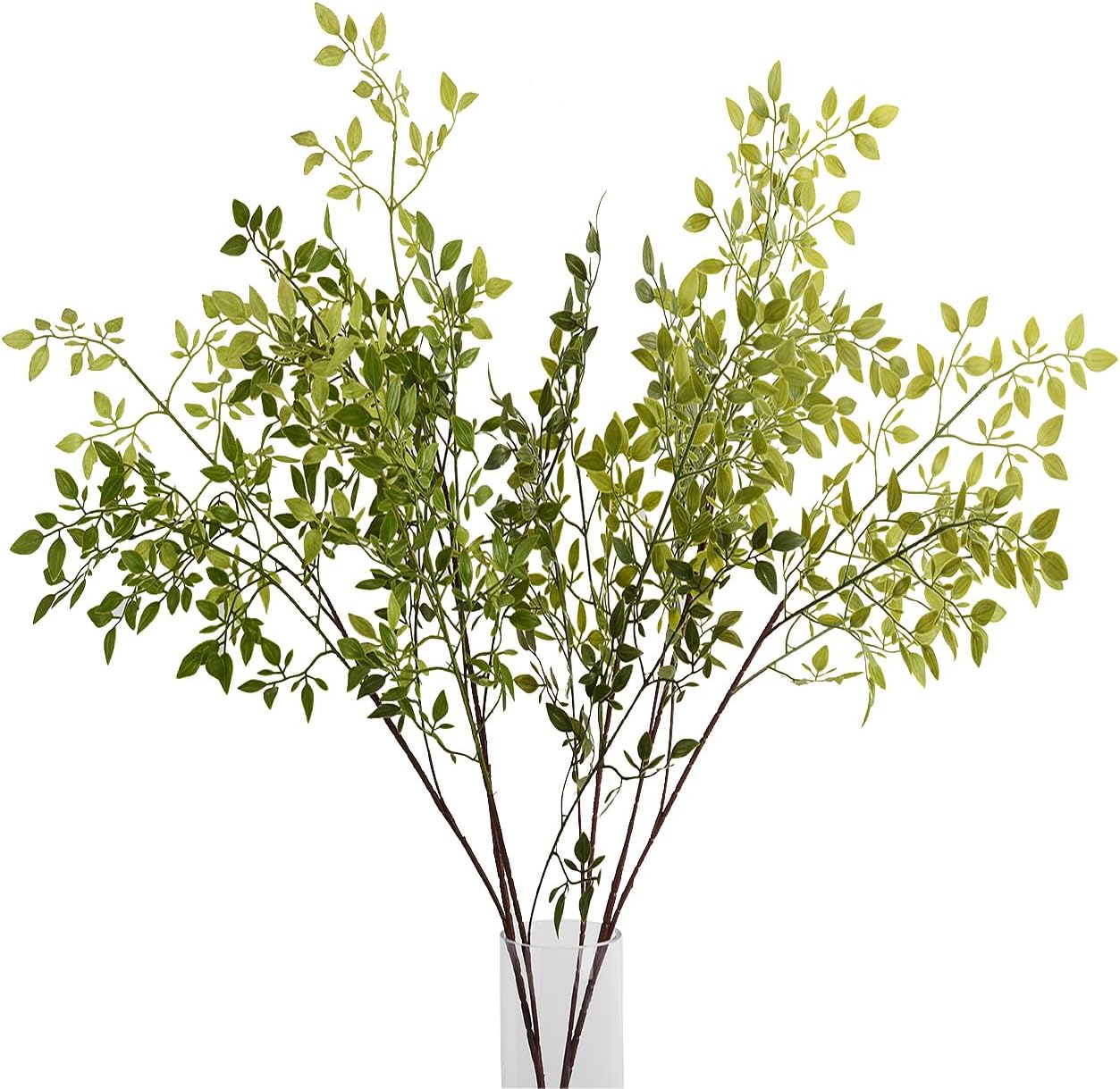 Faux Greenery Stems Artificial Branches for Vase Fake Spring Stems Plant Stems Vase Flowers for Decoration (3 Pcs)