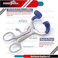 Vista 8 de PC Molt boca Gag Azul 4.5" Acero Inoxidable