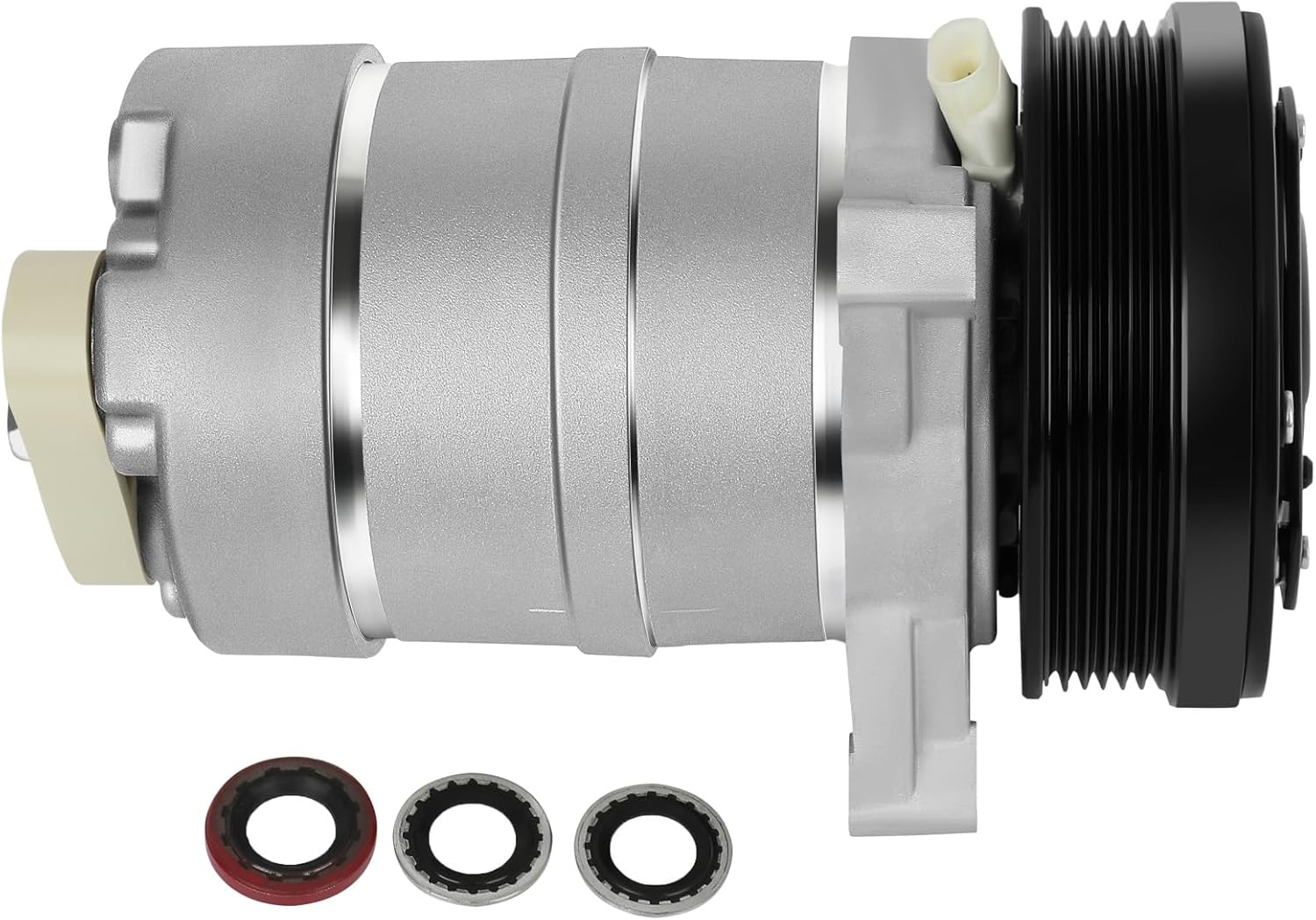 ECCPP A/C Compressor with Clutch 1998-1999 Fit for Acura SLX 3.5L 1993-2002 Fit for Cadillac Eldorado 4.6L 1998-2001 Fit for Isuzu Trooper 3.5L AC Compressor Fast Cooling 6 Grooves