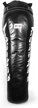 Fairtex HB12 Angle Bag Punching Bag for Muay Thai, Boxing, Kickboxing, MMA HB12 Black - 19.7" W x 57.87" H