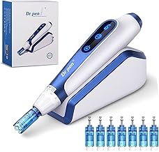 Dr.pen Ultima A11 Microneedling Pen, Dr.pen Professional Wireless Microneedling with Intelligent Sensor Base, for Face and Hair Beard Growth, Ideal for Salon and Home
