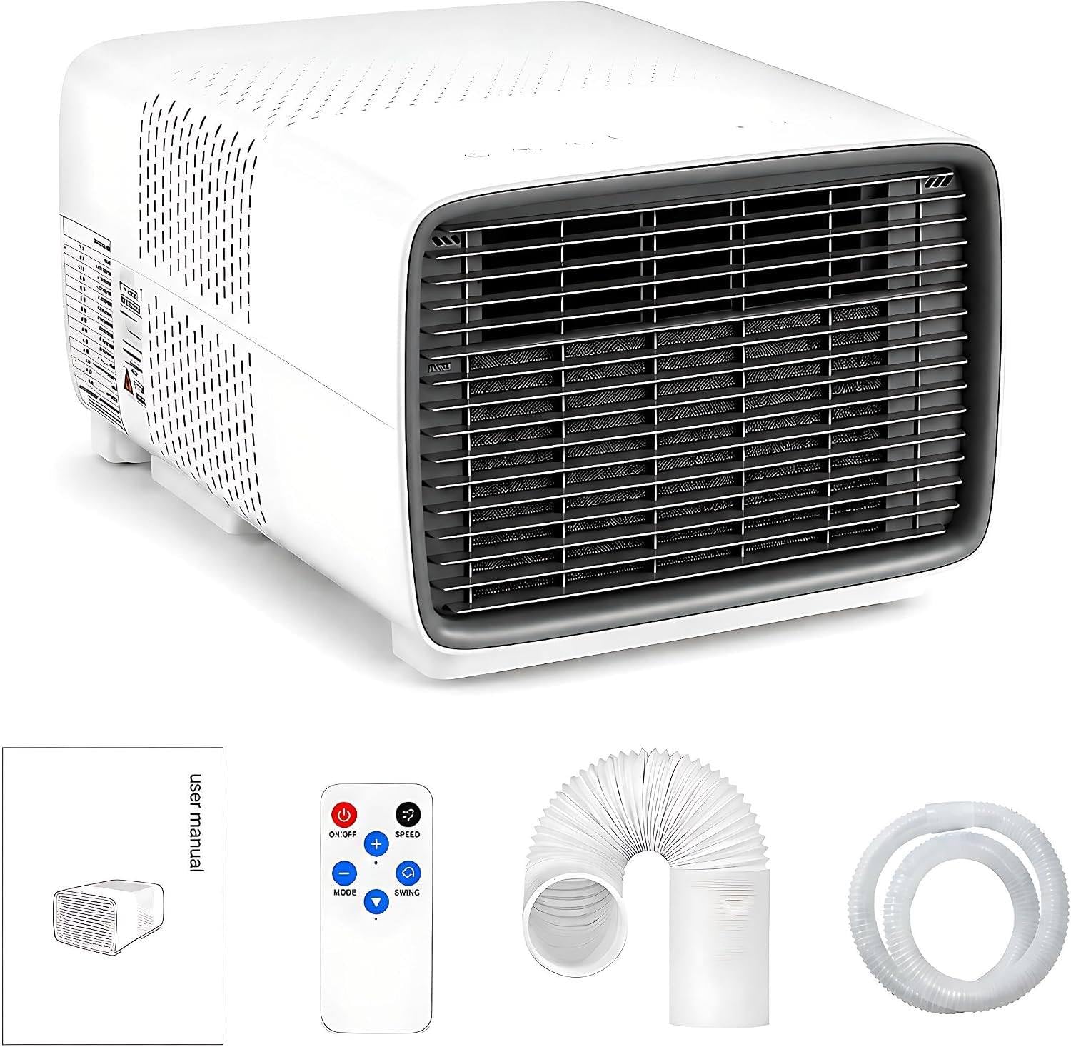 ZIXIAOS Portable Camping Air Conditioner 2700 Btu with Dc Compressor,