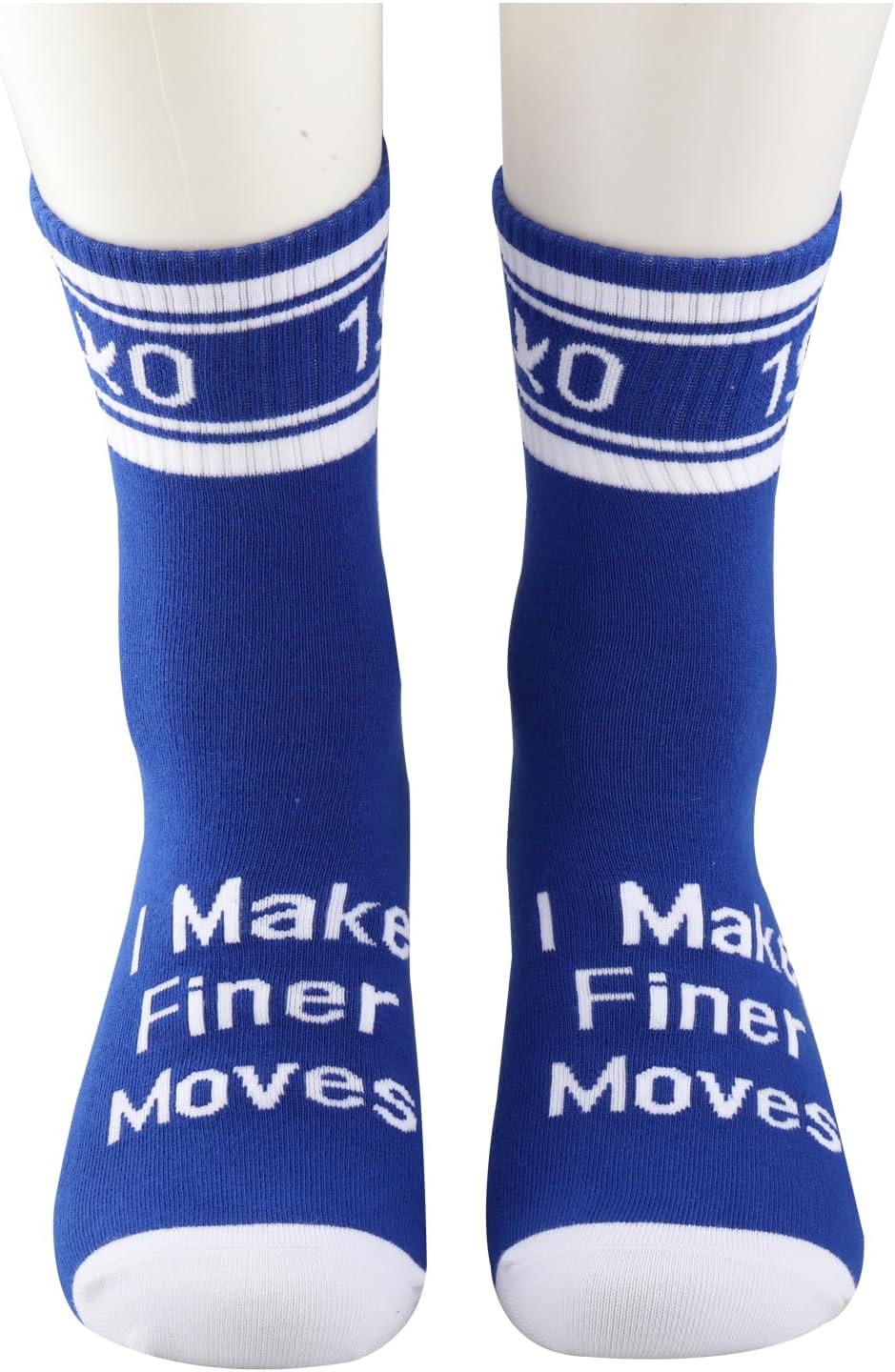 JXGZSO 2 Pairs Sorority Socks Blue I Make Finer Moves Socks Sorority Sister Gift - Image 7