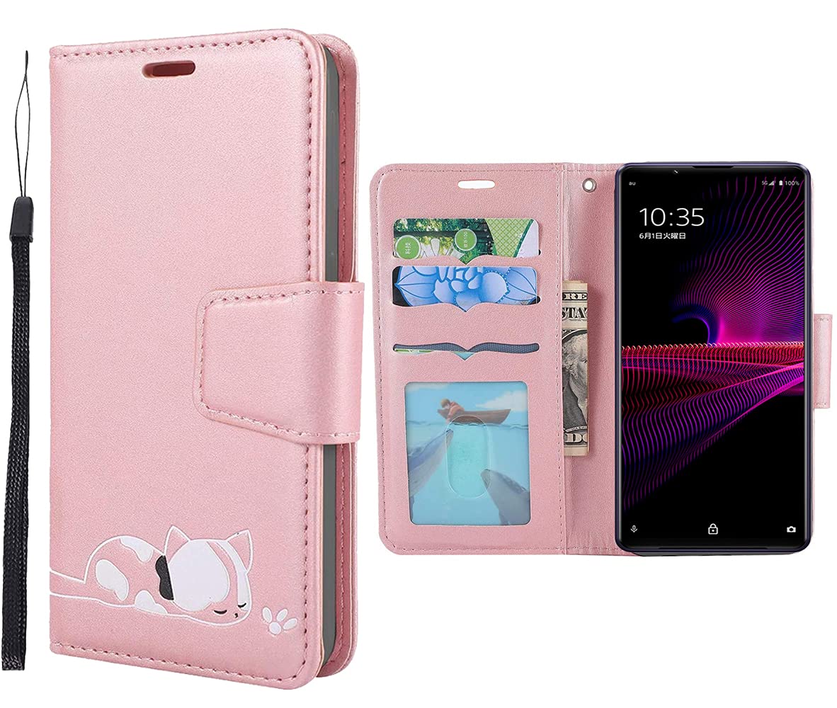 Amazon.co.jp: GLASS BAG ケース 手帳型 for Sony Xperia 1 III SOG03