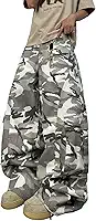 Calça jeans masculina folgada de perna larga Y2K hip hop streetwear jeans