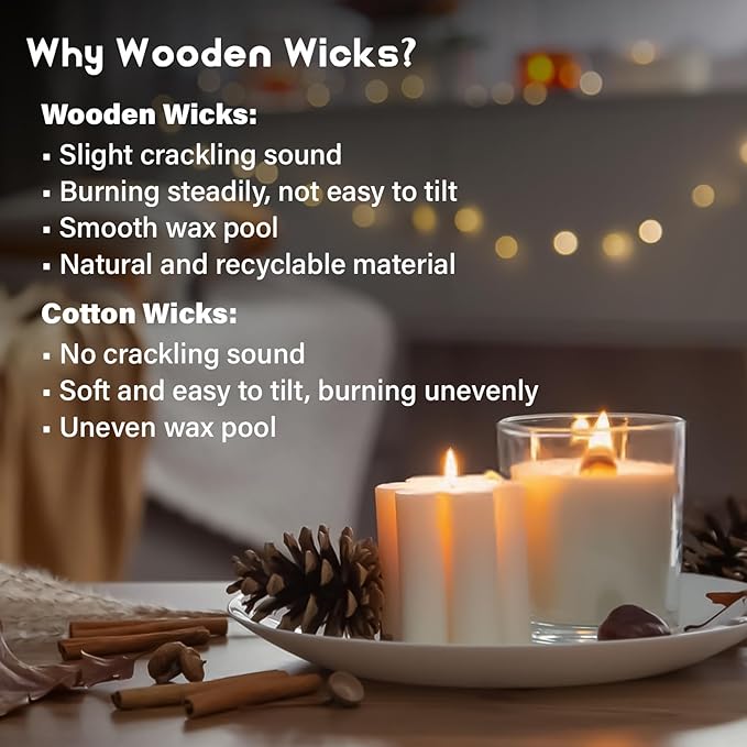 100 Pabilos de Madera para Velas - Maquihan miniatura 6