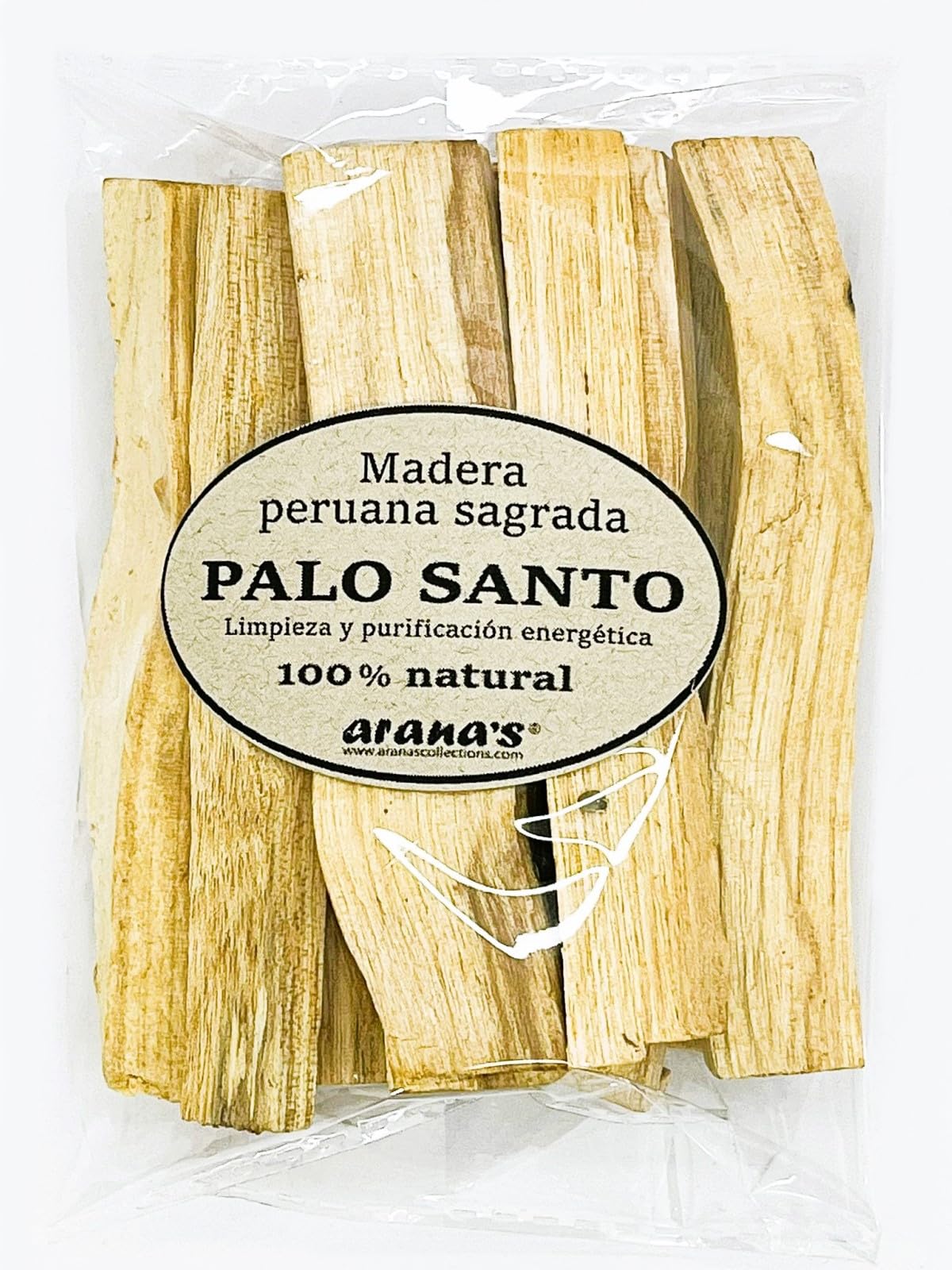 arana's - Palo Santo Natürlicher Räucherstäbchen, 100 % natürliches Holz aus Peru, entfernt negative Energien, um Positive anzuziehen, Palo Santo zum Brennen, Glücksbringer (1 Kilo)