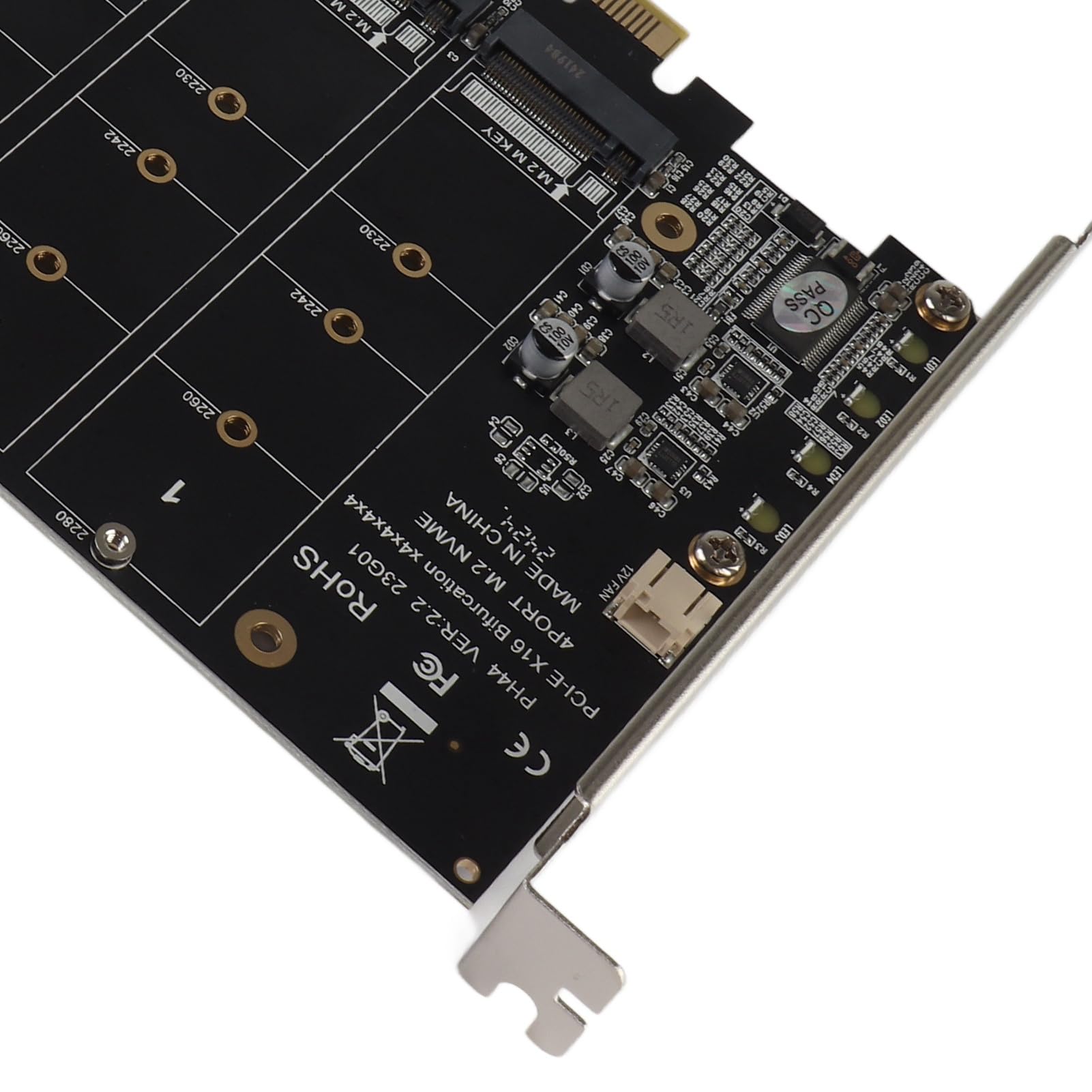 Dual M.2 PCIe Adapter - 4 SSD Expansion Card -10 Dual M.2 PCIe Adapter - 4 SSD Expansion Card -10