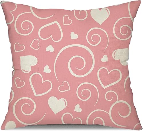 Fundas de almohada para el día de San Valentín de 12 x 20 pulgadas, regalos de cumpleaños, diseño de amor, decoración de casa de campo al aire libre