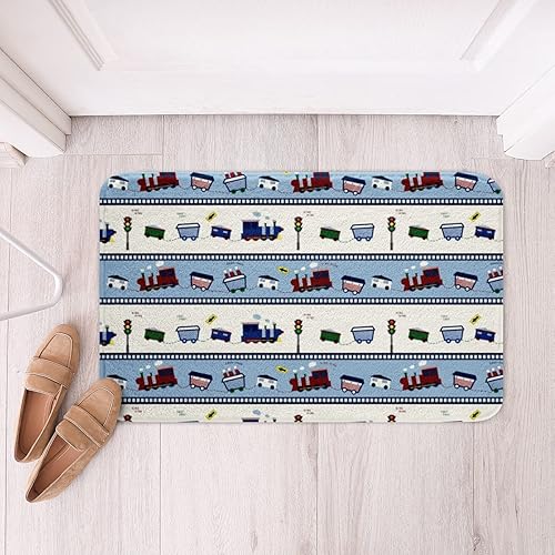 Miniatura 4 de Feelyou Juego de ropa de cama de tren para niños, niños, adolescentes, decoración de dormitorio, Choo-Choo, vías de ferrocarril, juego de funda de