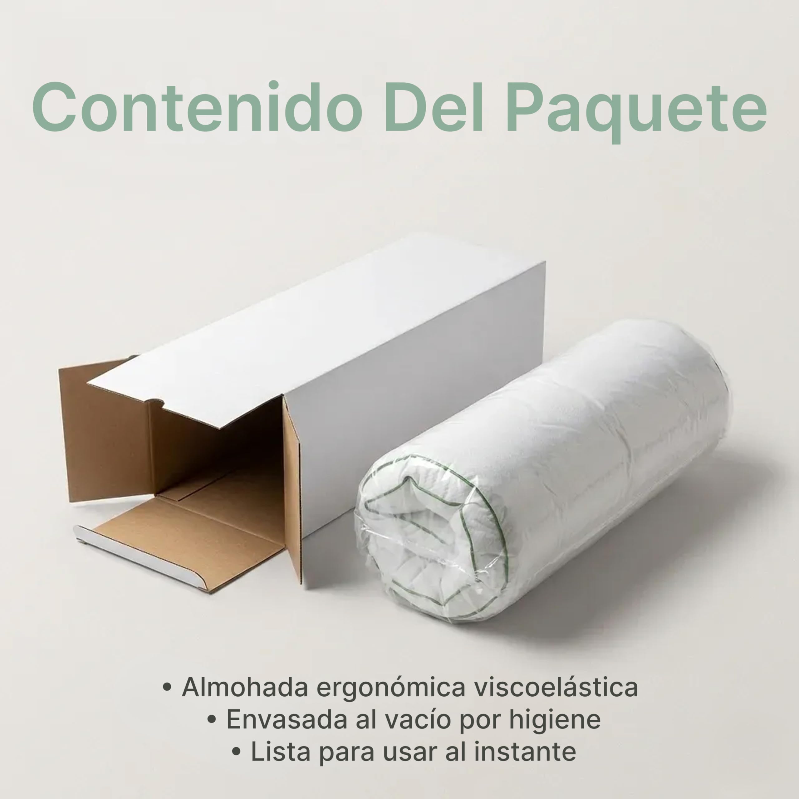 Limarmo Almohada Ergonómica De Espuma Viscoelástica Y Gel, 4 Alturas Ajustables, para Dormir De Lado Y Boca Arriba (71 x 42 x 13 cm)